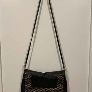 Atalla (vintage)Studded Black Crossbody Bag